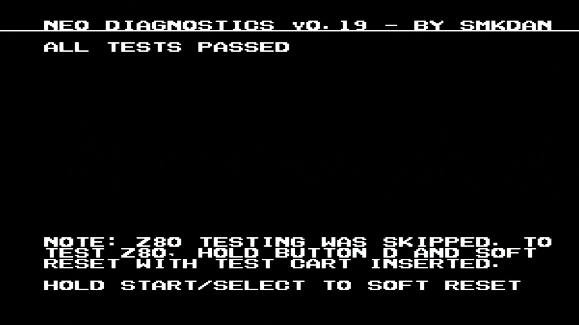 Diagnostics BIOS (SNK Neo Geo AES) - RetroSix Wiki